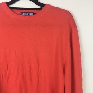 Men’s Vilebrequin bright orange sweater